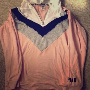 Pink Quarter Zip Hoodie